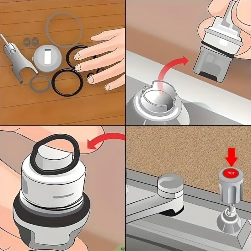 GOFIRA طقم أختام O-Ring مكون من 770 قطعة من 18 نوعًا في مادة مطاط النيتريل للاستخدامات السيارات، السباكة، صمامات السولينويد، المحامل الميكانيكية، تسربات الهواء والماء، لون أسود - Image 5
